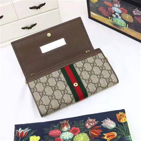 cheap gucci wallet women's|gucci long wallet women.